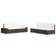 vidaXL 3054593 Loungeset, Bord inkl. 4 Soffor