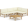 vidaXL 3058242 Loungesæt, 1 borde inkl. 4 sofaer