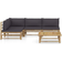 vidaXL 3058242 Loungesæt, 1 borde inkl. 4 sofaer