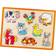 Viga Wooden Flat Puzzle Farm Animals 8 Pieces