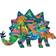 Mudpuppy Dinosaurs Shaped Scene 300 Pieces