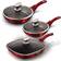 Berlinger Haus Metallic Line Burgundy Set mit Klappe 6 teile