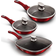 Berlinger Haus Metallic Line Burgundy Set mit Klappe 6 teile