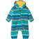 Frugi Ted Fleece Snuggle Suit - Tobermory Rainbow Stripe