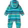 Frugi Ted Fleece Snuggle Suit - Tobermory Rainbow Stripe