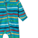Frugi Ted Fleece Snuggle Suit - Tobermory Rainbow Stripe