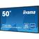 Iiyama ProLite LH5052UHS-B1 50" 49.5" Visualisable Écran LCD Rétro-éclairé Par LED 4K UHD