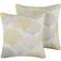 Beliani Candytuft 2-pack Komplet pyntepude Yellow/Grey (45x45cm)