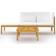 vidaXL 3057904 Lounge-Set, 1 Tisch einschl. 2 Stühle & 2 Sofas