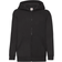 Fruit of the Loom Kid's Hooded Sweatshirt Jacket - Black