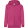 Fruit of the Loom Kid's Hooded Sweatshirt Jacket - Fuchsia