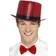 Smiffys Sequin Top Hat Red