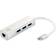 LevelOne LevelOne USB C-3USB A/RJ45 M-F Adapter 3m