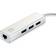 LevelOne LevelOne USB C-3USB A/RJ45 M-F Adapter 3m