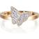 Efva Attling Little Miss Butterfly & Stars Ring - Gold/Diamonds