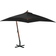 vidaXL Zweefparasol Met Paal 3x3 m Massief Vurenhout 300cm