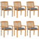 vidaXL 3073268 6-pack Havestol