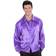 Widmann Satin 70's Disco Shirt Purple