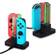 eStore Nintendo Switch 4 Joy-Con Charging Station - Black