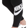 Nike Sportswear Essential Women's High-Waisted Logo Leggings - Black/White