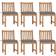 vidaXL 3073131 6-pack Havestol
