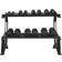 Gorilla Sports Hexagon Dumbbells With Stand