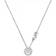 Michael Kors Collar Pave Halo Necklace MKC1208AN040 Plata 00