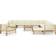 vidaXL 3058225 Loungeset, 1 Bord inkl. 1 Stolar & 8 Soffor