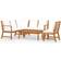 vidaXL 3057770 Loungeset, 1 Bord inkl. 4 Soffor
