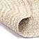 vidaXL Jute Hvid, Sort, Naturfarvet 120cm