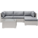 Beliani Sano II Lounge-Set, 1 Tisch einschl. 3 Sofas