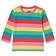 Frugi Favorite L/S Tee - Foxglove Rainbow Stripe