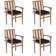 vidaXL 3073401 4-pack Garden Dining Chair