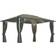 vidaXL Gazebo with Curtain and String Lights