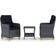 vidaXL 3060180 Lounge-Set, 1 Bord inkl. 2 Stolar