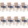 vidaXL 3073456 8-pack Garden Dining Chair