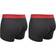 Levi's Solid Basic Boxer Briefs 2-pack - Black/Red