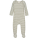 Serendipity Baby Suit Stripe - Feet Sage