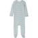 Serendipity Baby Suit Stripe - Lake Blue/Offwhite