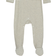 Serendipity Baby Suit Stripe - Feet Sage