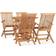 vidaXL 3059978 Essgruppe, 1 Tisch einschl. 4 Stühle