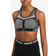 NIKE Fe/Nom Flyknit High Support Non Padded Sports Bra - Black/Grey/White