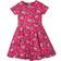 Frugi Spring Skater Dress - Deep Pink Rainbow Walks