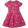 Frugi Spring Skater Dress - Deep Pink Rainbow Walks