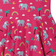 Frugi Spring Skater Dress - Deep Pink Rainbow Walks