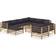 vidaXL 3058222 Loungeset, 1 Bord inkl. 8 Soffor
