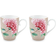 PiP Studio Blushing Birds Mug 35cl 2pcs