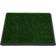 vidaXL Animal Toilet with Trough & Artificial Grass