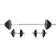 Gorilla Sports Halterset 100 kg Rubber Schroefsluiting 30 mm