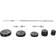 Gorilla Sports Halterset 100 kg Rubber Schroefsluiting 30 mm